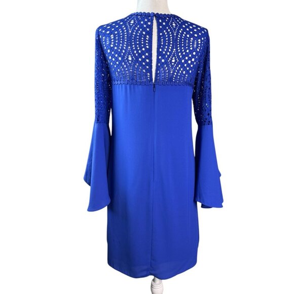 Lilly Pulitzer Amenna Dress Womens Size 8 in Royal Purple Style 000259 $198 - Picture 9 of 11